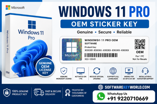 Picture of Window Pro 11 OEM Sticker Key